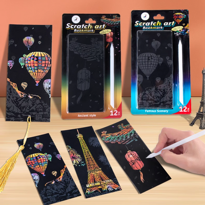 JOLLIART Scratch & Shine Kits (BookMarks)