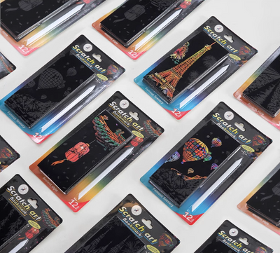 JOLLIART Scratch & Shine Kits (BookMarks)